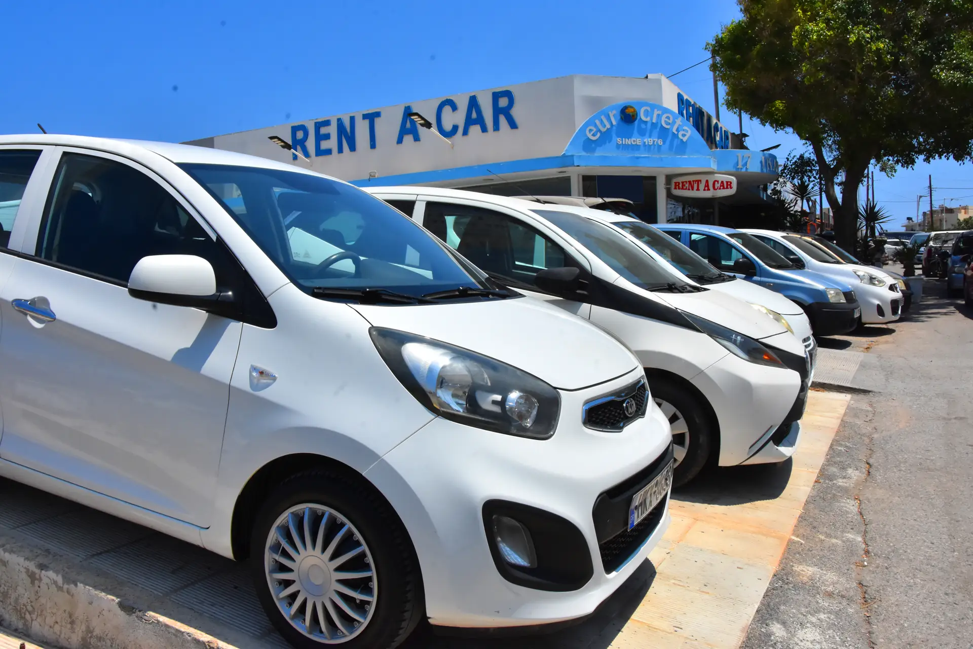 Rent a car in Crete with Eurocreta